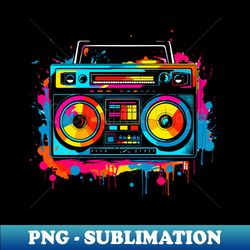 boombox - png transparent sublimation file - perfect for sublimation mastery