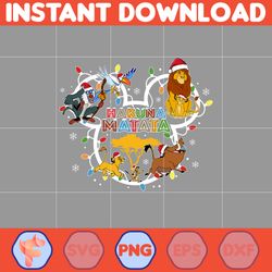 merry christmas png, hakuna matata christmas png, christmas character, christmas squad png