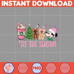 disney merry christmas png, tis the season christmas png, christmas character, christmas squad png