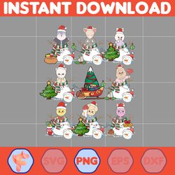 merry christmas png, christmas png, christmas character, christmas squad png