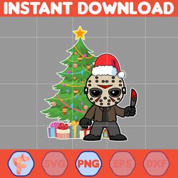 horror merry christmas png, horror christmas png, christmas character, christmas squad png