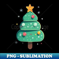minimalist christmas elegance in simplicity - exclusive png sublimation download - capture imagination with every detail