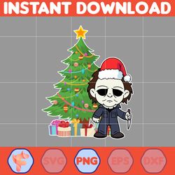 horror merry christmas png, horror christmas png, christmas character, christmas squad png