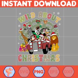 disney merry christmas png, wild about christmas png, christmas character, christmas squad png