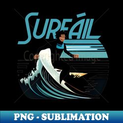 retro irish surfing in gaeilge - signature sublimation png file - unleash your inner rebellion