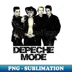 classic depeche mode - exclusive png sublimation download - vibrant and eye-catching typography