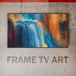 samsung frame tv art digital download, frame tv art waterfall, frame tv art modern, frame tv art painting, expressive