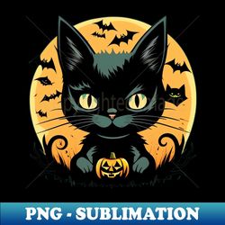 Lunar Cat - Sublimation-Ready PNG File - Unlock Vibrant Sublimation Designs
