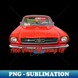 1966 Ford Mustang GT Coupe - Trendy Sublimation Digital Download - Defying the Norms