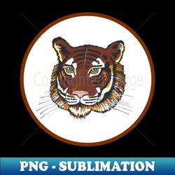 tiger face - premium png sublimation file - stunning sublimation graphics