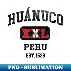 huanuco peru - xxl athletic design - decorative sublimation png file - bring your designs to life