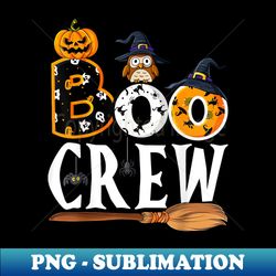 Halloween Costume Boo Crew Funny Men Women Kids Boys - Aesthetic Sublimation Digital File - Spice Up Your Sublimation Projects