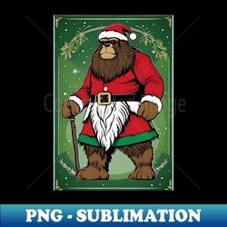 Santa Squatch 5 - Professional Sublimation Digital Download - Defying the Norms