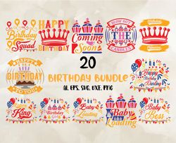 birthday svg bundle, birthday svg, happy birthday png, t-shirt designs 06