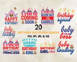 birthday svg design bundle, birthday svg, happy birthday png, t-shirt designs 15