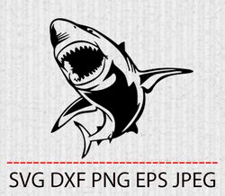 shark svg,png,eps cameo cricut design template stencil vinyl decal tshirt transfer iron on