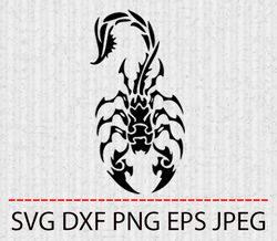 scorpion svg,png,eps cameo cricut design template stencil vinyl decal tshirt transfer iron on