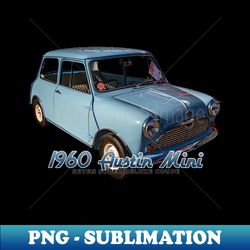 1960 austin mini seven super deluxe coupe - instant sublimation digital download - perfect for creative projects