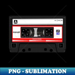 cassette - vintage sublimation png download - enhance your apparel with stunning detail