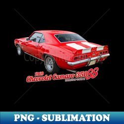 1969 chevrolet camaro 350 ss hardtop coupe - vintage sublimation png download - perfect for sublimation mastery