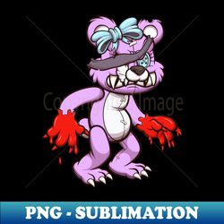 evil teddy bear - digital sublimation download file - instantly transform your sublimation projects