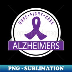 alzheimers disease ribbon - high-quality png sublimation download - bold & eye-catching