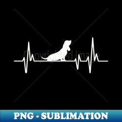 Heartbeat Dog Design Basset Hound - Premium Sublimation Digital Download - Perfect for Sublimation Mastery