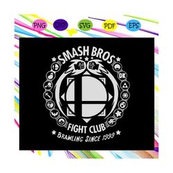 Smash bros fight club, super smash bros, brawling since 1999, club 1999, fight club, video games, smash bros,trending sv