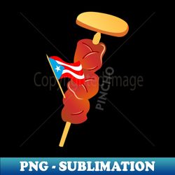 puerto rican street food pincho kebab - premium sublimation digital download - defying the norms