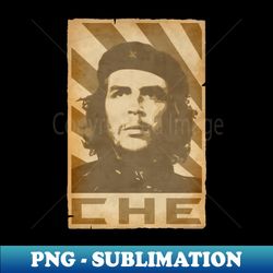 che guevara retro propaganda - instant png sublimation download - perfect for sublimation art