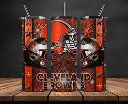 cleveland browns tumbler, browns logo, nfl, nfl teams, nfl logo, nfl football png 08