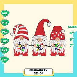 christmas gnome embroidery machine design, stay christmas vibes embroidery design, christmas season embroidery design