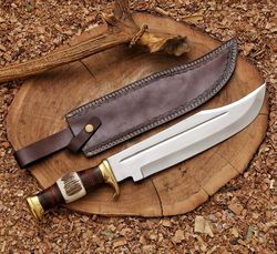 handmade antler crocodile dundee bowie knife, camping knife, anniversary gift, hunting knife, camping knife, birthday gi