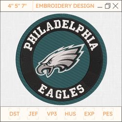 nfl philadelphia eagles embroidery design, nfl football logo embroidery design, famous football team embroidery design, football embroidery design, pes, dst, jef, files