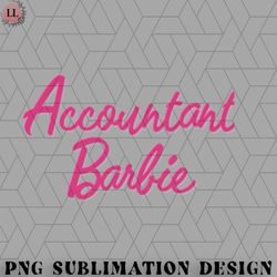 accountant barbie pink funny movie png