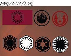 star wars emblem svg, bundles star war svg, png,dxf,...