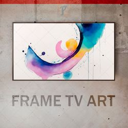 samsung frame tv art digital download, frame tv art watercolors abstraction, frame tv art modern, frame tv art painting