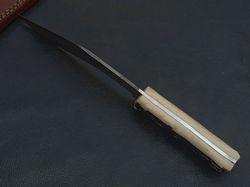 custom hand made damascus steel kukri knife resin handle