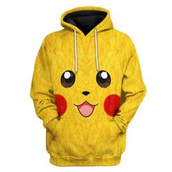 gearhumans 3d pokemon pikachu tshirt hoodie apparel