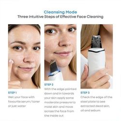 ultrasonic facial scrubber / cleansing and pore narrowing / skin moisturizer. free shipping!