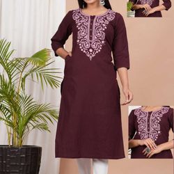 handwork printed cottan kurti