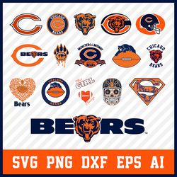 chicago bears logo - chicago bears svg - chicago bears emblem - chicago bears symbol-cool bears logo-football bears logo