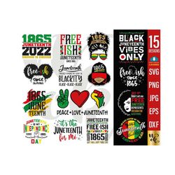 free-ish juneteenth svg, since 1865 juneteenth svg, it is the juneteenth for me svg, bundle svg for cricut, free ish png, junetennth 2023