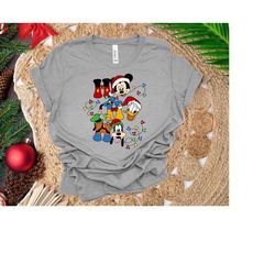 mickey & friends disney christmas shirt for christmas t-shirt, sweatshirt, hoodie, mickey's ho ho ho christmas gifts, di