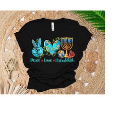 Retro Hanukkah T-Shirt for Adults and Kids, Chanukah Hoodie Hanukkah Sweater holiday sweatshirt funny Hannukah Gift, Bla