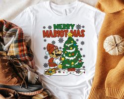 christmas super mario holiday season lover gift idea for men women birthday gift unisex tshirt sweatshirt hoodie shirt