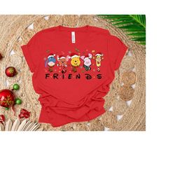 winnie the pooh christmas sweatshirt, disney friends hoodie, pooh and friends t-shirt, disneyworld shirt, na-210806, tig