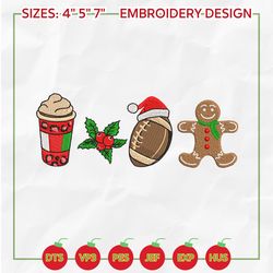 christmas embroidery designs, christmas coffee embroidery designs, merry christmas embroidery, hand drawn embroidery designs
