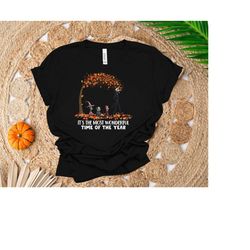 cartoon aesthetic halloween t-shirt, witch fall print top with short sleeves, hoodies, graphic fashion print tee for uni