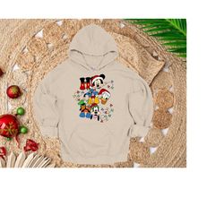mickey & friends disney christmas sweatshirt for christmas t-shirt, sweater, hoodie, mickey's ho ho ho, disneyland trip